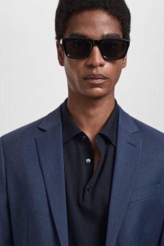 Veste costume París super slim-fit - Bleu encre