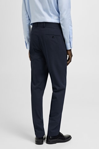 Pantalon costume Milán slim-fit - Bleu marine foncé