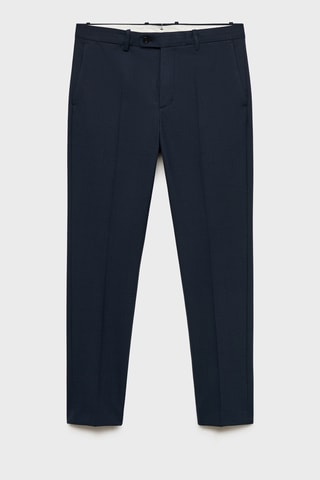 Pantalon costume Milán slim-fit - Bleu marine foncé