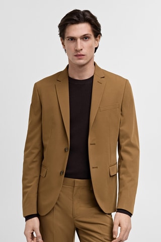 Veste costume París super slim-fit - Ocre