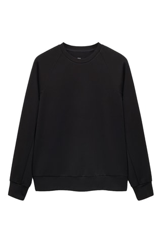 Sweat à col rond COOLMAX® - Noir