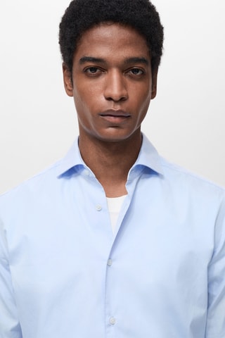 Chemise regular-fit 100 % coton - Bleu ciel