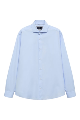 Chemise regular-fit 100 % coton - Bleu ciel