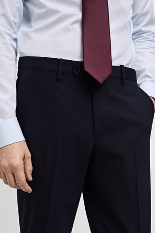 Pantalon costume Turín 100 % laine - Bleu marine