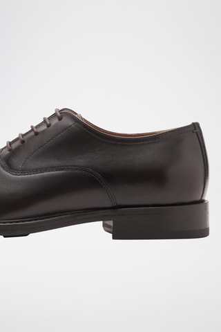 Chaussures style richelieus cuir - Marron