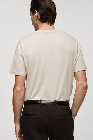 T-shirt regular fit - Gris glacier