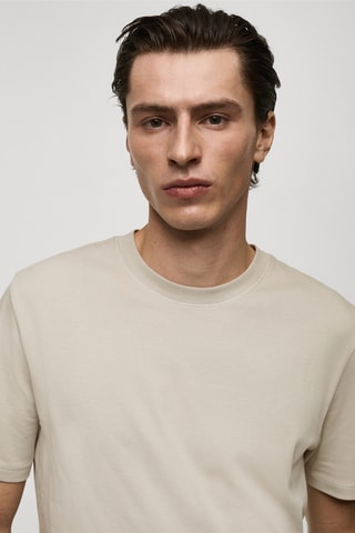 T-shirt regular fit - Gris glacier