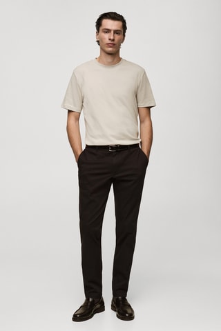 T-shirt regular fit - Gris glacier