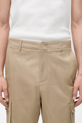 Pantalon cargo relaxed-fit - Marron