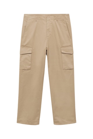 Pantalon cargo relaxed-fit - Marron