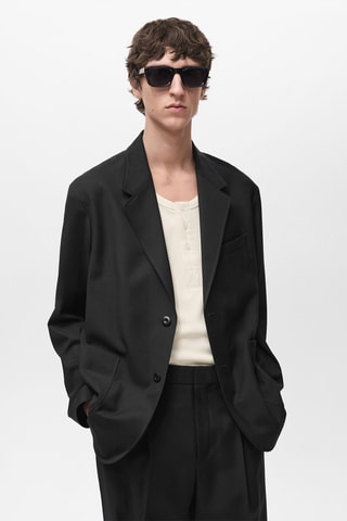 Veste costume relaxed-fit - Noir