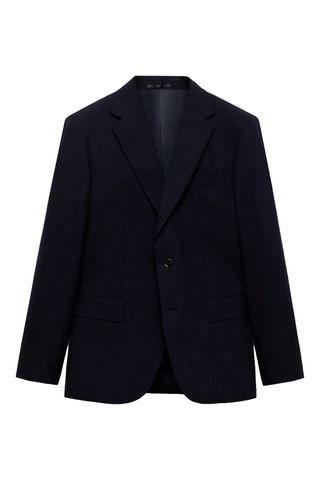 Veste costume Turín 100 % laine - Bleu marine