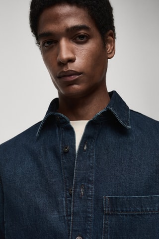 Surchemise en jean regular-fit - Bleu