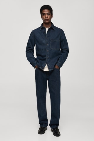 Surchemise en jean regular-fit - Bleu