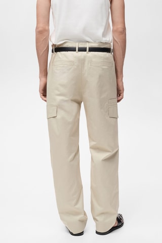 Pantalon poches relaxed-fit - Jaune