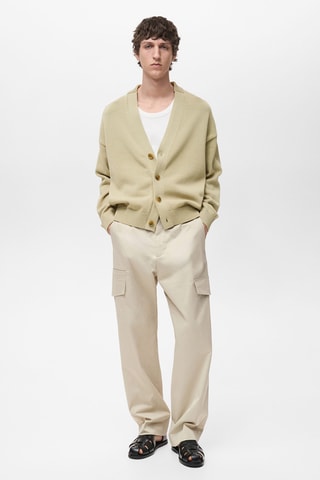 Pantalon poches relaxed-fit - Jaune