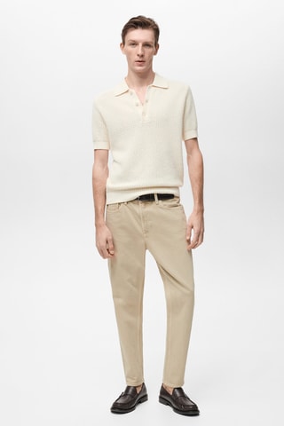 Jean Ben tapered-fit - Beige