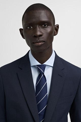 Veste costume Milán slim-fit - Bleu marine foncé