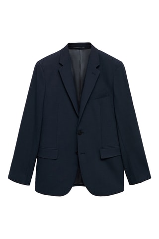 Veste costume Milán slim-fit - Bleu marine foncé