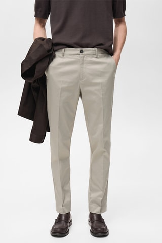 Pantalon Dublino chino slim-fit - Gris glacier