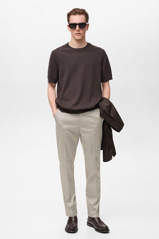 Pantalon Dublino chino slim-fit - Gris glacier