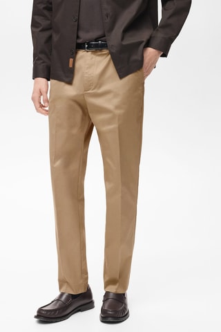 Pantalon Dublino chino slim-fit - Marron