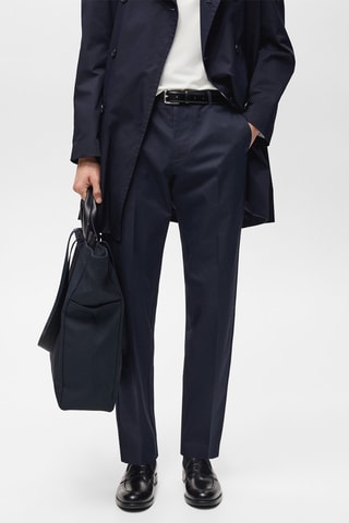 Pantalon Dublino chino slim-fit - Bleu nuit