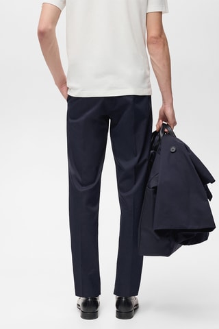 Pantalon Dublino chino slim-fit - Bleu nuit
