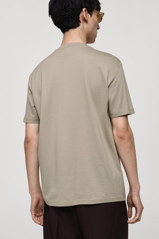 T-shirt 100 % coton regular-fit - Ivoire