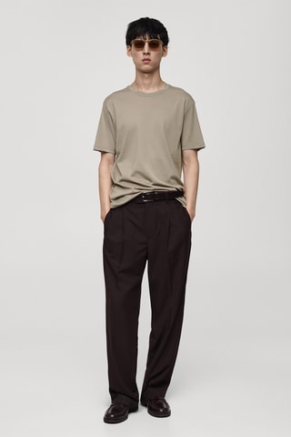 T-shirt 100 % coton regular-fit - Ivoire