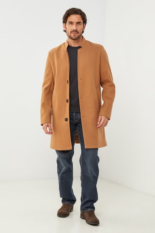 Manteau droit - Camel