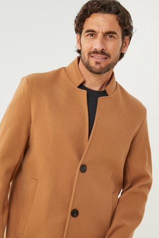 Manteau droit - Camel