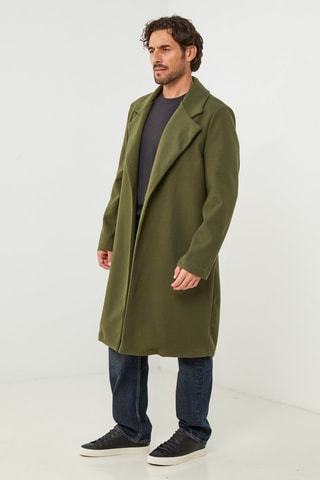 Manteau droit - Kaki