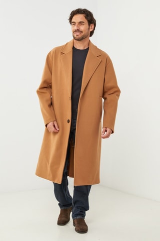 Manteau droit - Camel
