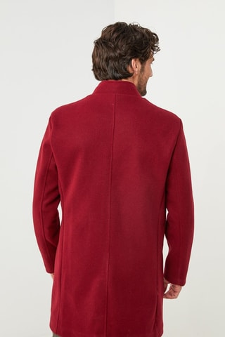 Manteau droit - Bordeaux