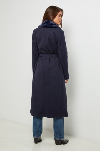 Manteau droit - Bleu marine