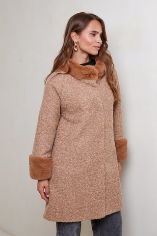 Manteau loose - Camel