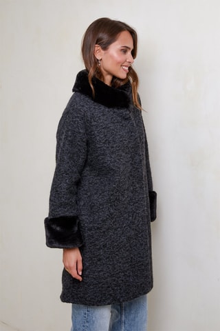 Manteau loose - Noir