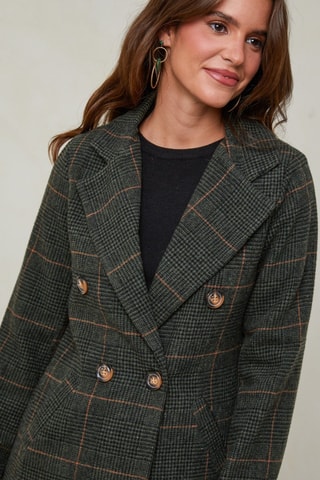 Manteau droit - Kaki