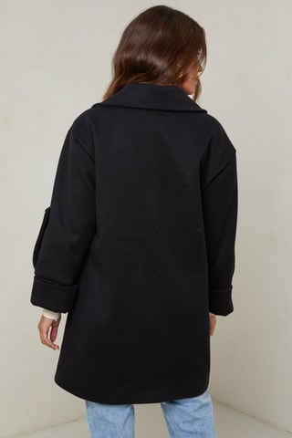 Manteau loose - Noir