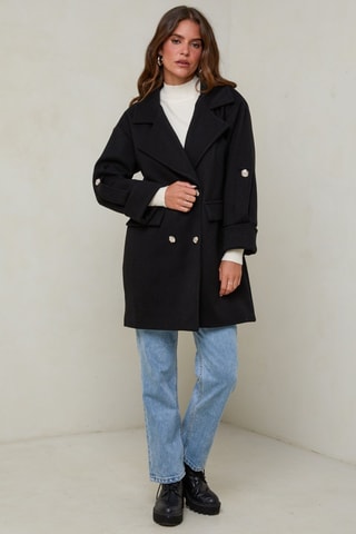 Manteau loose - Noir