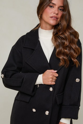 Manteau loose - Noir