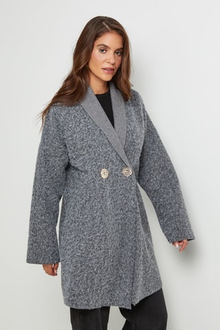 Manteau loose - Gris