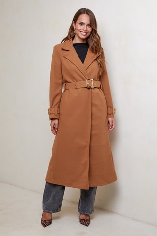 Manteau droit - Camel