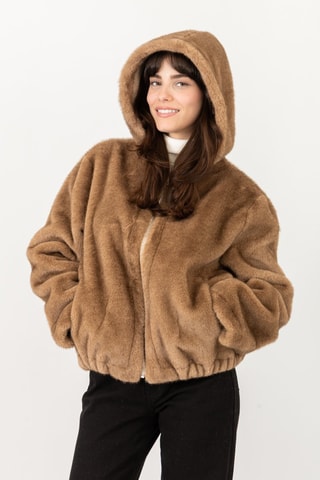 Veste droite - Marron