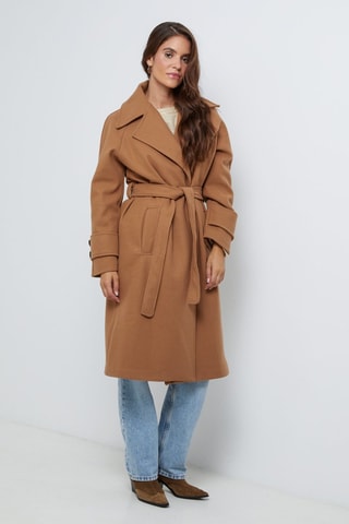 Manteau droit - Camel
