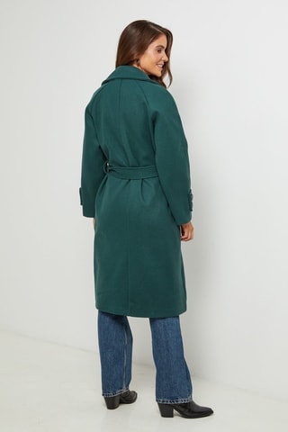 Manteau droit - Vert