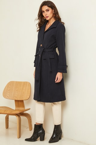 Sobretudo - Azul-marinho