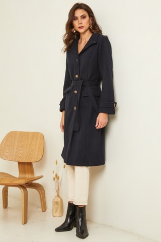 Sobretudo - Azul-marinho