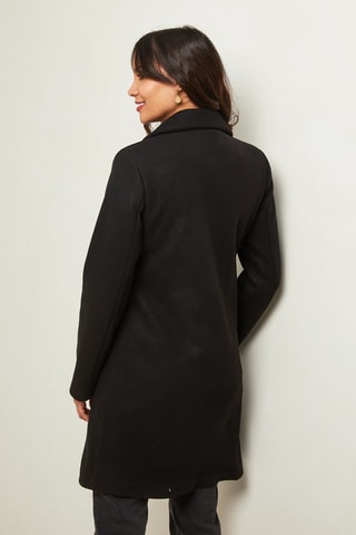 Manteau droit - Noir